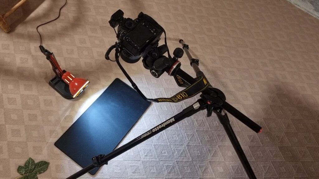 setup camera and light